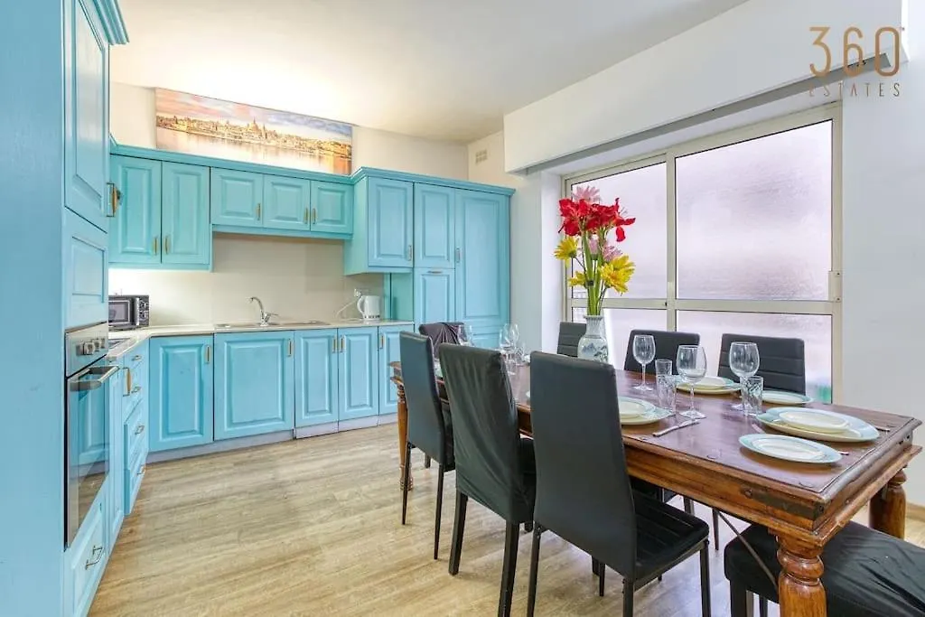 Apartment Spacious 4Br Stay In Sliema Best Location By 360 Estates Malta