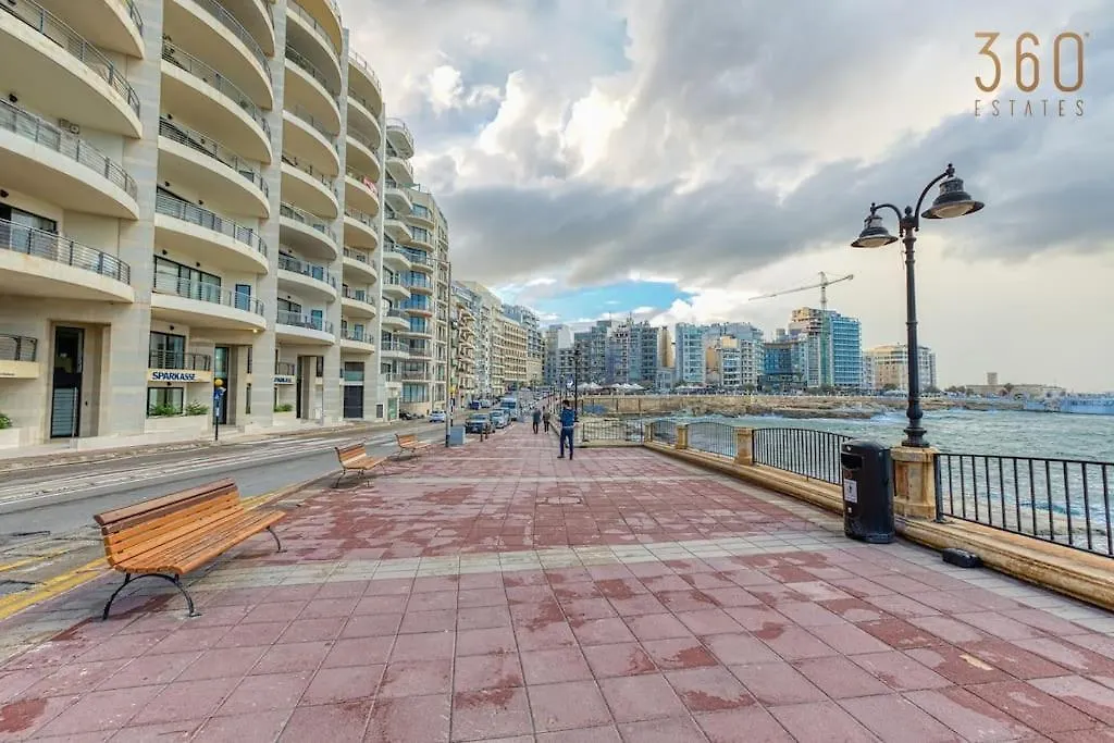Apartment Spacious 4Br Stay In Sliema Best Location By 360 Estates Malta